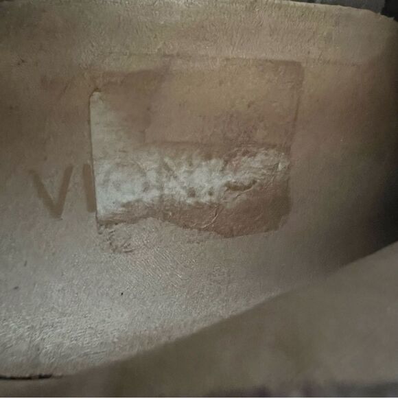 Vionic Faros Fringed Bootie Womens 9.5M Greige Suede Studded Boots - Picture 9 of 11